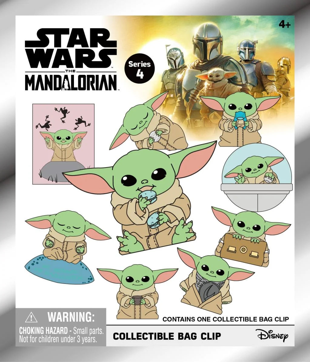 Star Wars | Mandalorian 3D Foam Bag Clip | Series 4