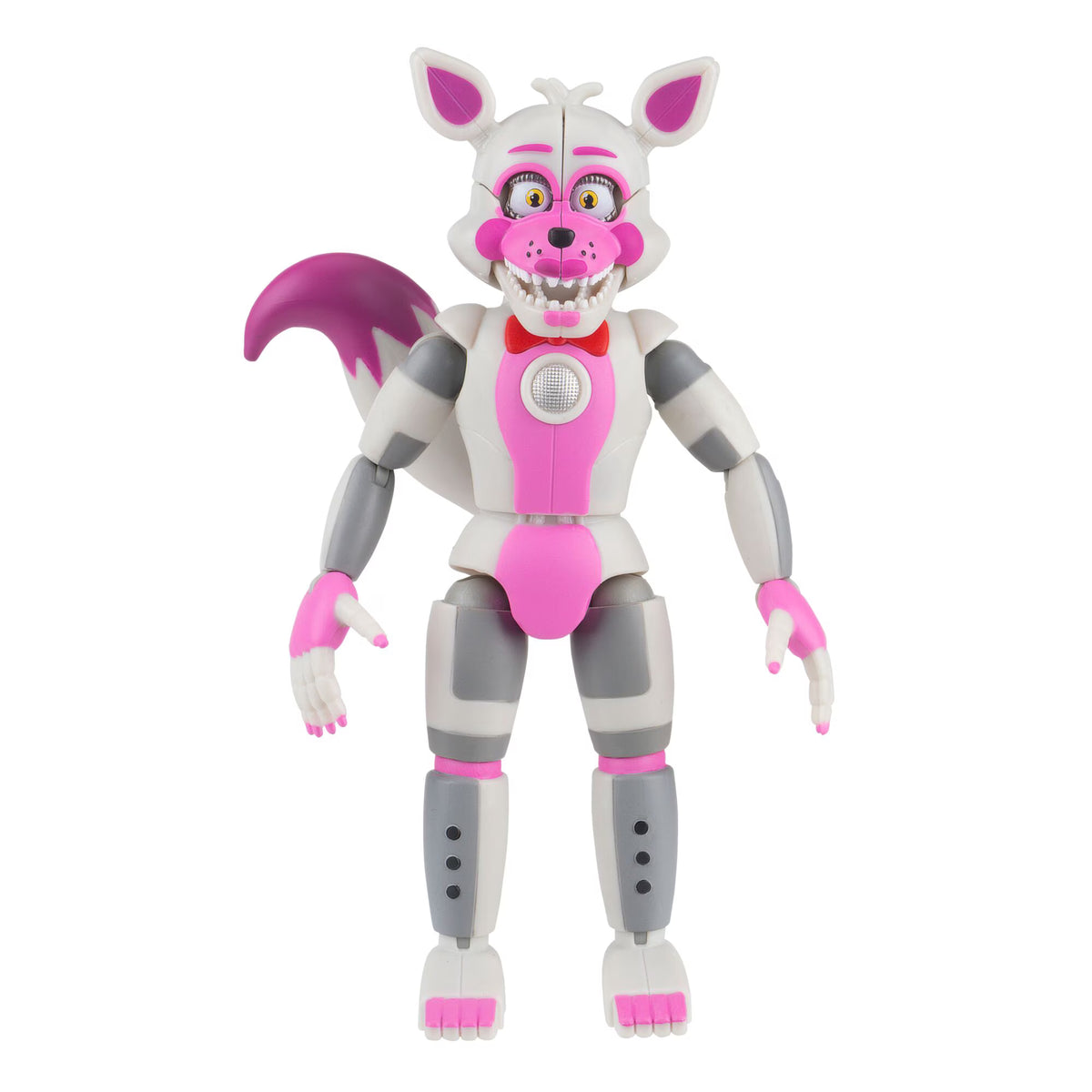 JAKKS Pacific | FNAF | Funtime Freddy | 5-Inch Articulated Figure | Glowing Eyes & Jumpscare