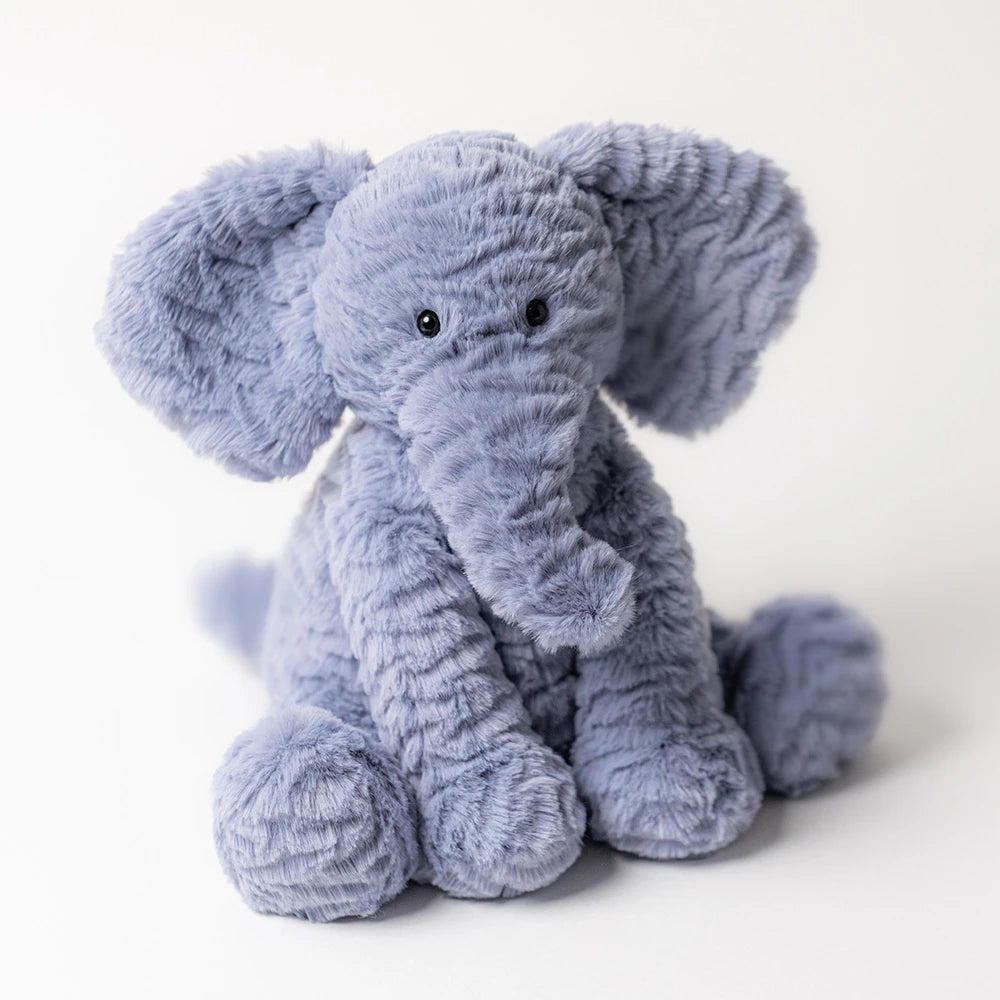 Jellycat Fuddlewuddle Blue Elephant Stuffed Plush | One Size