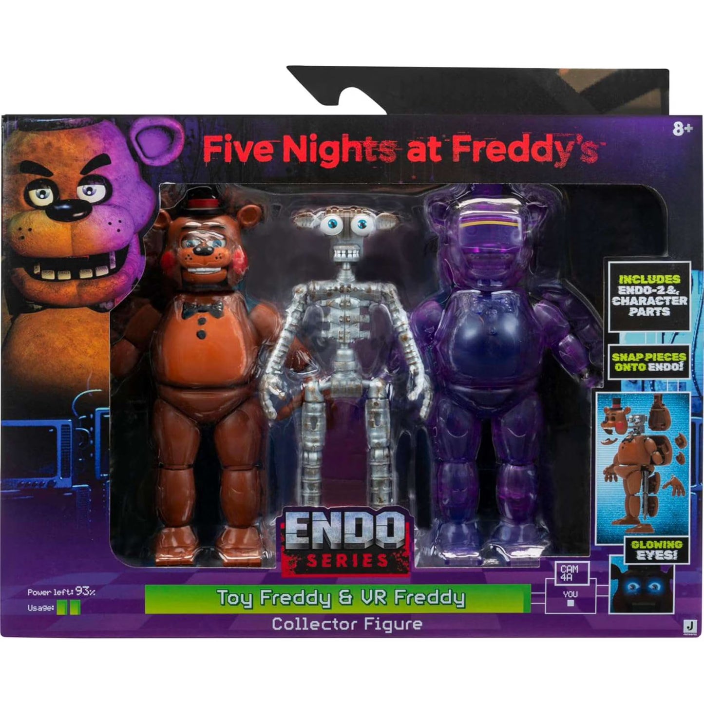 Five Nights at Freddy's Endo Series Toy Freddy & VR Freddy Action Figure