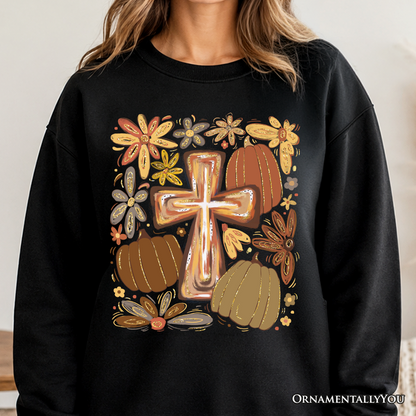 Fall Blessings Sweatshirt | Autumn Christian Faith Sweater