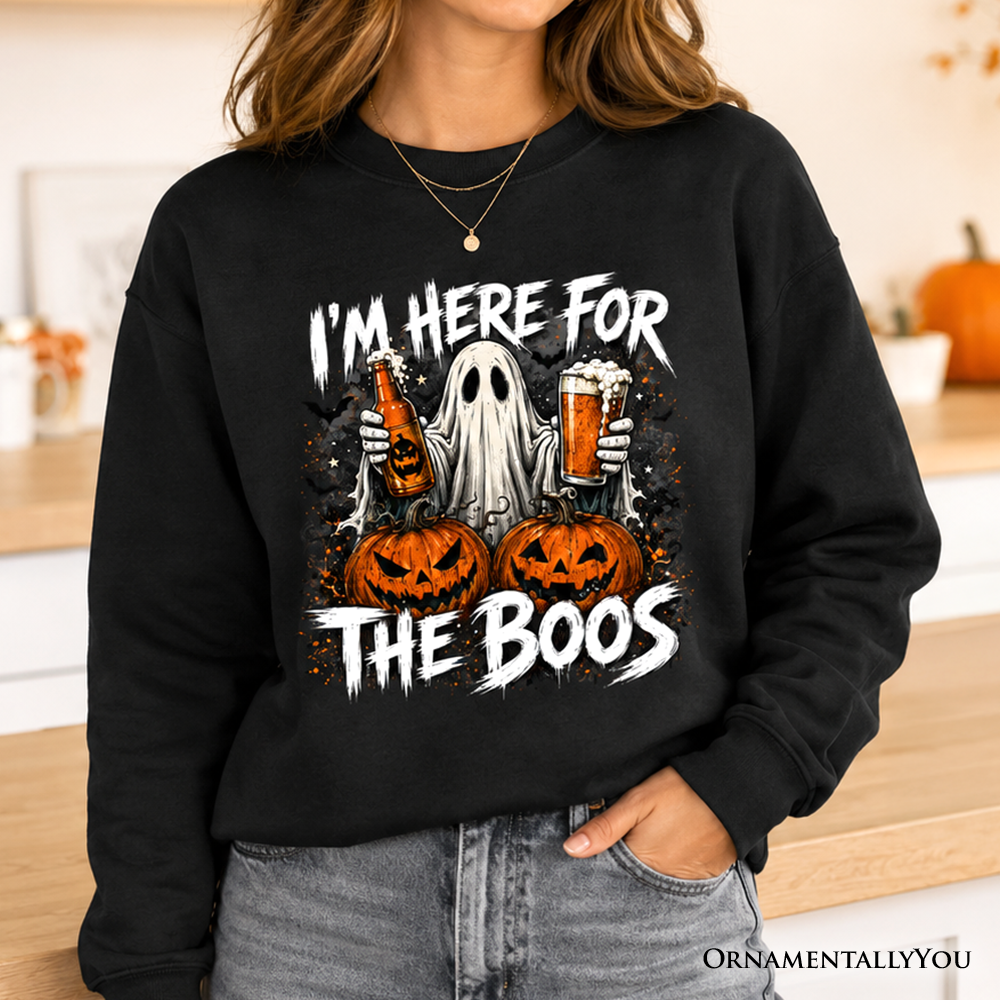 I'm Here for the Boos Ghost Sweatshirt | Halloween