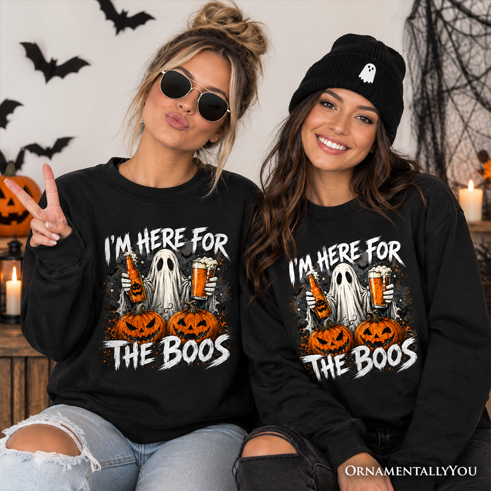 I'm Here for the Boos Ghost Sweatshirt | Halloween