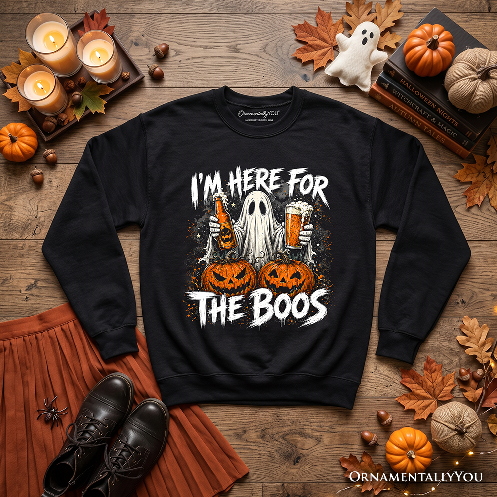 I'm Here for the Boos Ghost Sweatshirt | Halloween