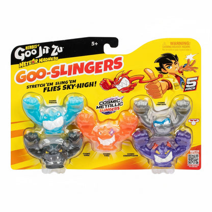 Heroes of Goo Jit Zu Cosmic Metallic Goo-Slingers 5-Pack