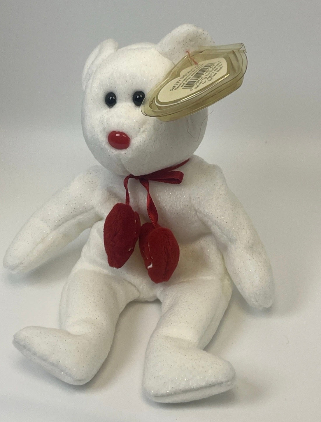 Ty Beanie Baby Truly the Bear (9") MWMT | Stuffed Animal Plush Toy