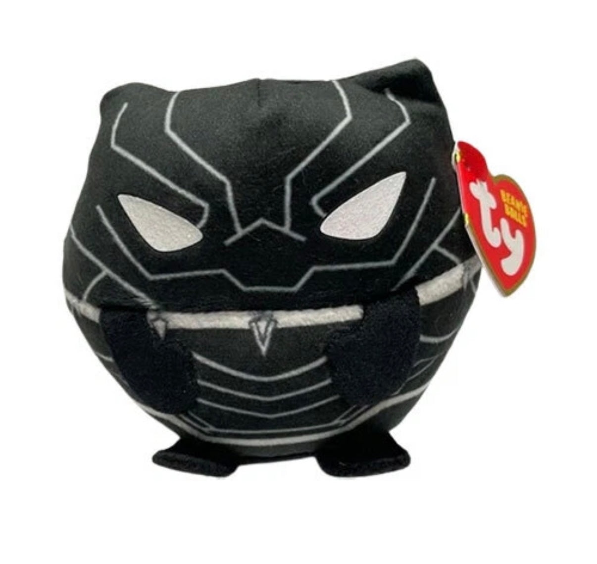 TY Puffies Beanie Balls Plush | Black Panther Collectible | 3 Inch