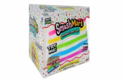 Smushmart Rainbow Layer Cake | Squishy Toy