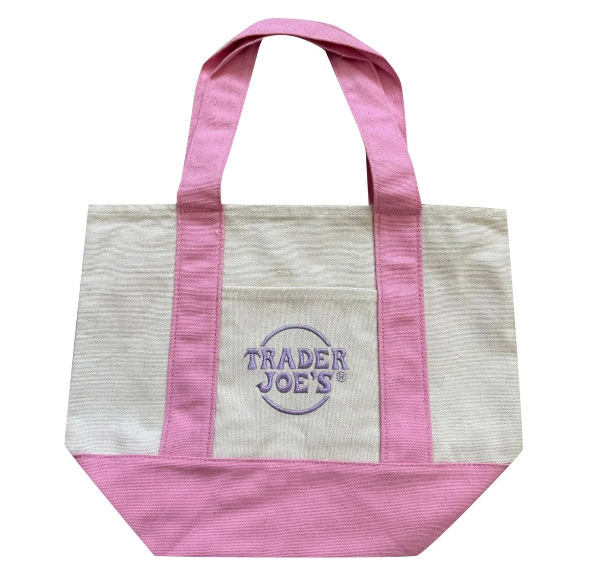Trader Joe's Pink Pastel Mini Tote Bag