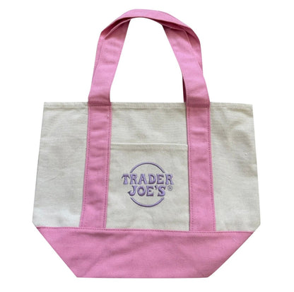 Trader Joe's Pink Pastel Mini Tote Bag