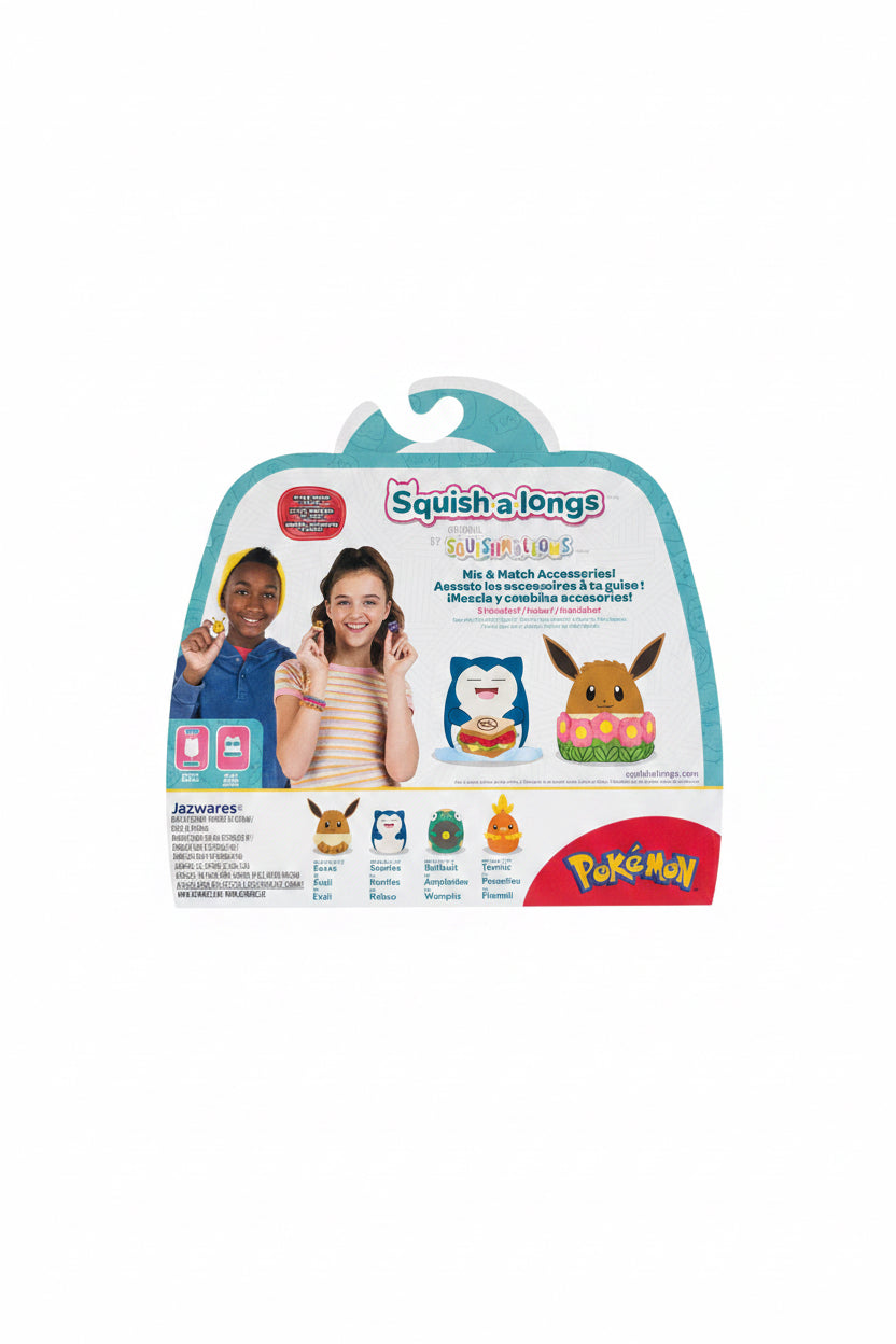 Pokémon Squish-a-longs Series 1 Mini Squish | Complete Set of 2