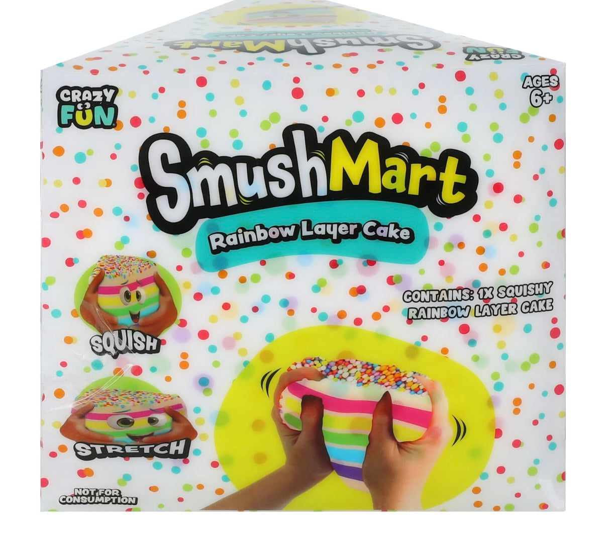 Smushmart Rainbow Layer Cake | Squishy Toy