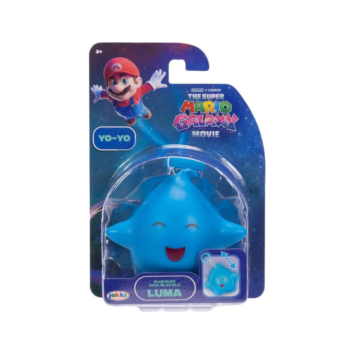 Super Mario Galaxy Movie | Luma Blue, Green & Yellow Yo-Yo 3-Pack | Nintendo