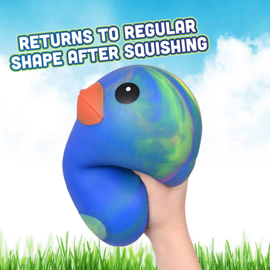 ToyMendous | Squeeezy Duck | Viral Squishy Tie-Dye | Colors may vary