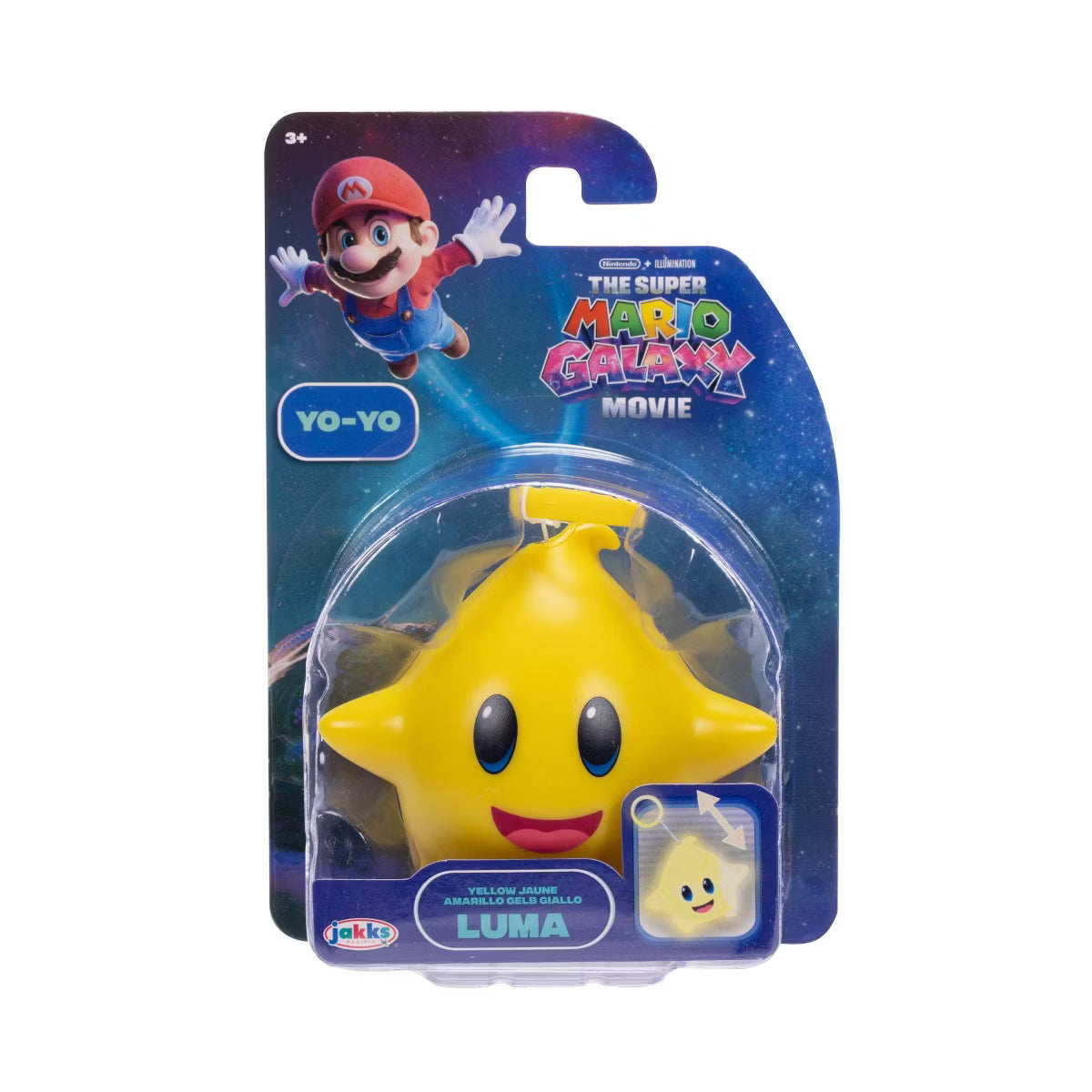 Super Mario Galaxy Movie | Luma Blue, Green & Yellow Yo-Yo 3-Pack | Nintendo