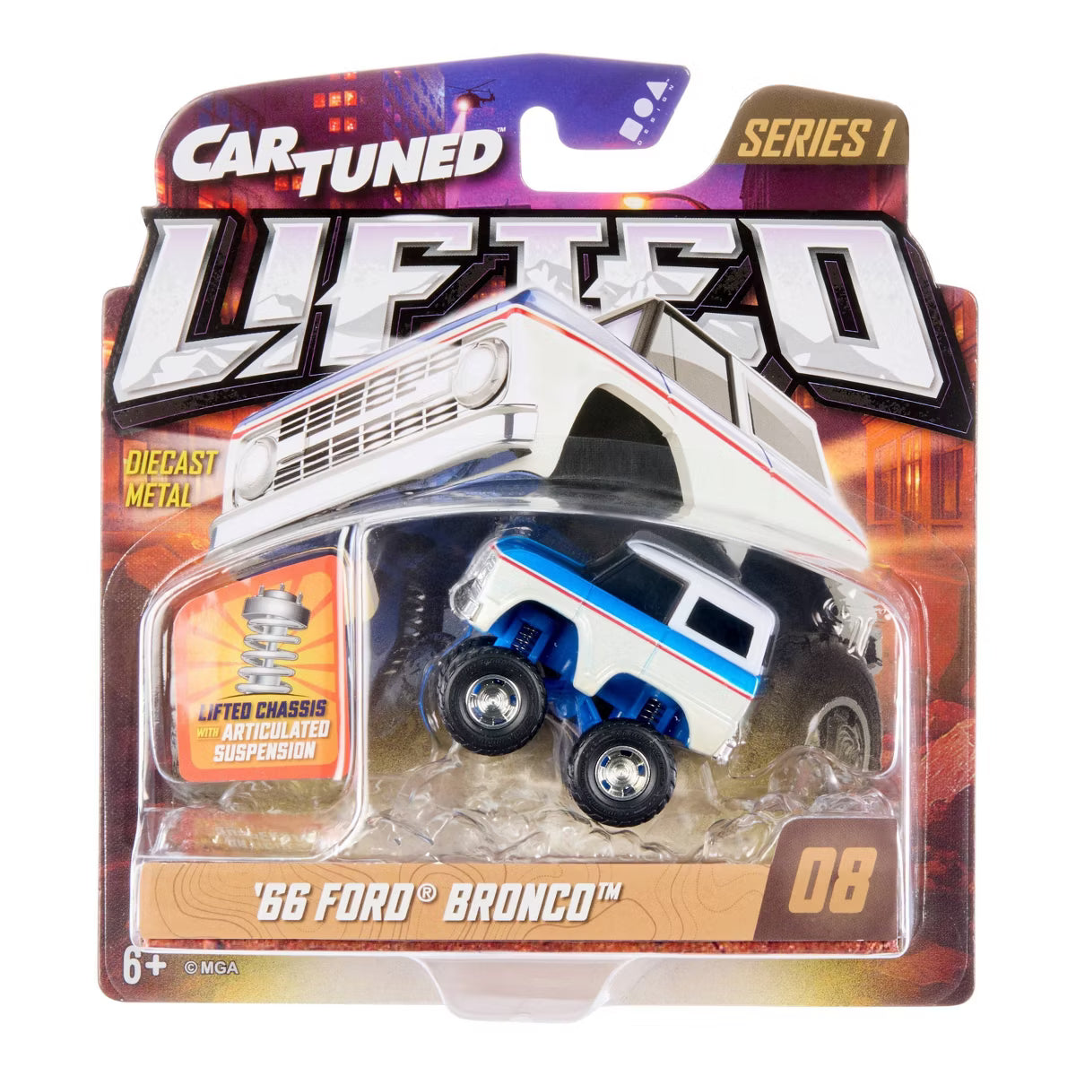 Maisto | Car Tuned Lifted Series | '66 Ford Bronco | 1:64 Die-Cast