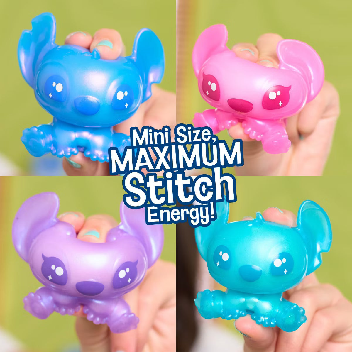 Disney Stitch | Squish-a-Stitch Collectible Figure 2" Mystery Glitter