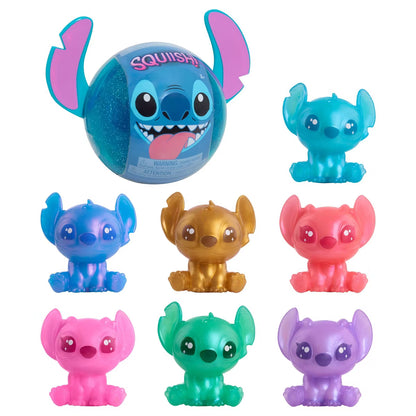 Disney Stitch | Squish-a-Stitch Collectible Figure 2" Mystery Glitter