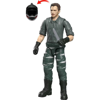 Jurassic World Reimagined Velociraptor & Moto Pursuit Pack | Real Feel Action Figure 3-Pack