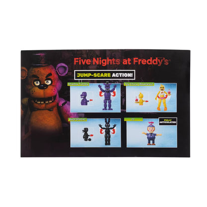 Five Nights at Freddy's | 4-Pack Figure Set | Toy Chica, Shadow Freddy & JJ