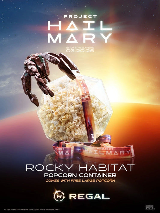 Project Hail Mary | Regal Cinemark Exclusive Rocky Habitat Popcorn Bucket