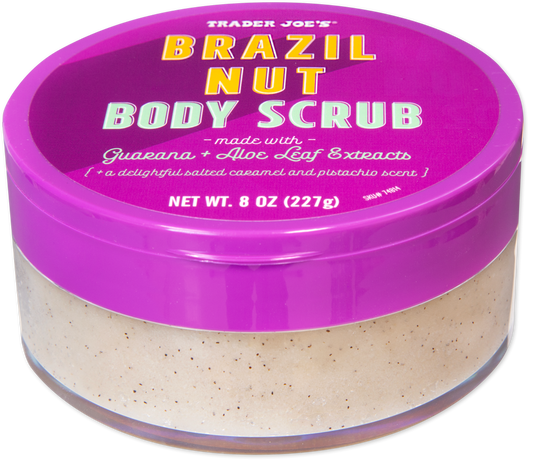 Trader Joe’s Brazil Nut Body Scrub | Guarana & Aloe Leaf Extracts