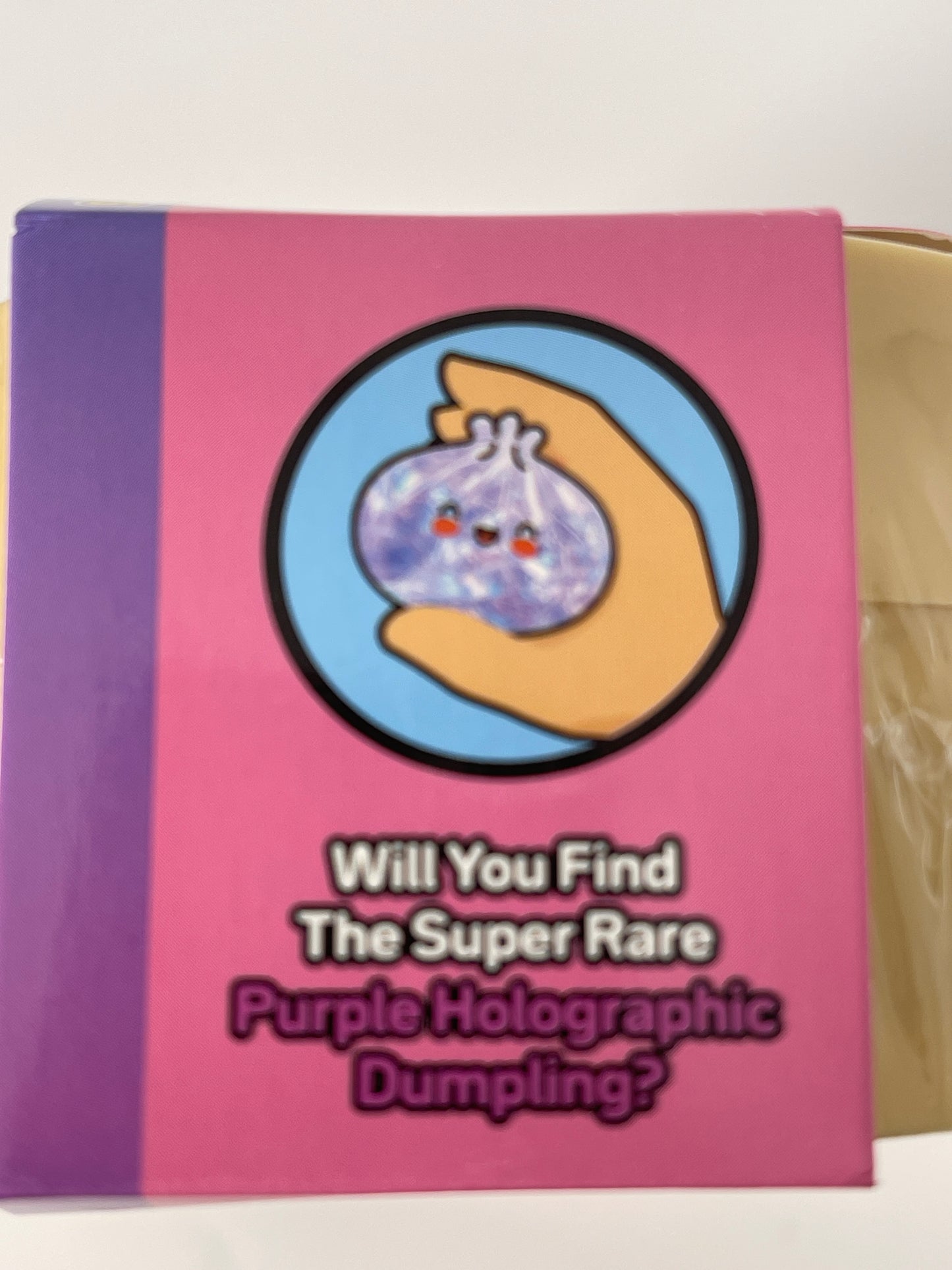 Crazy Fun Mystery Squishy Dumpling | Purple Holographic Edition