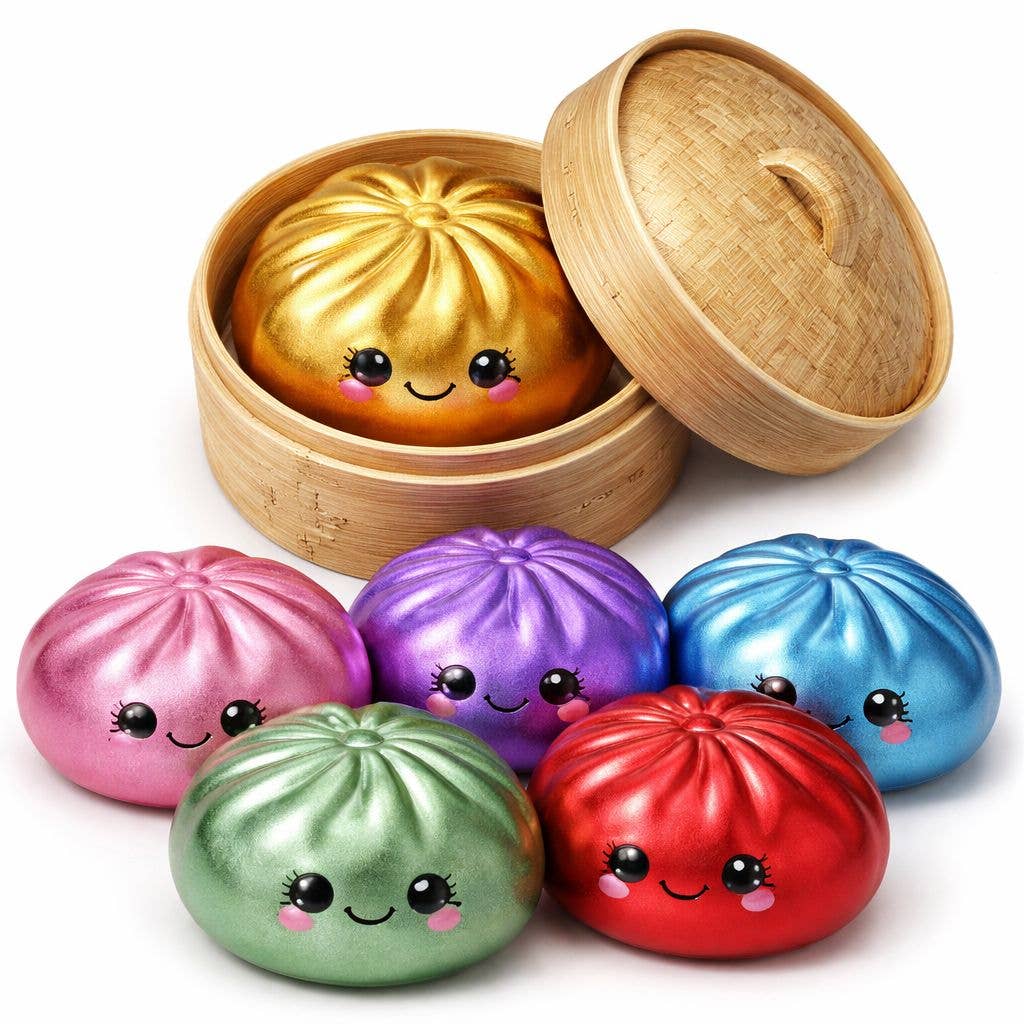 Ralex Metallic Surprise Squishy Dumpling Toy