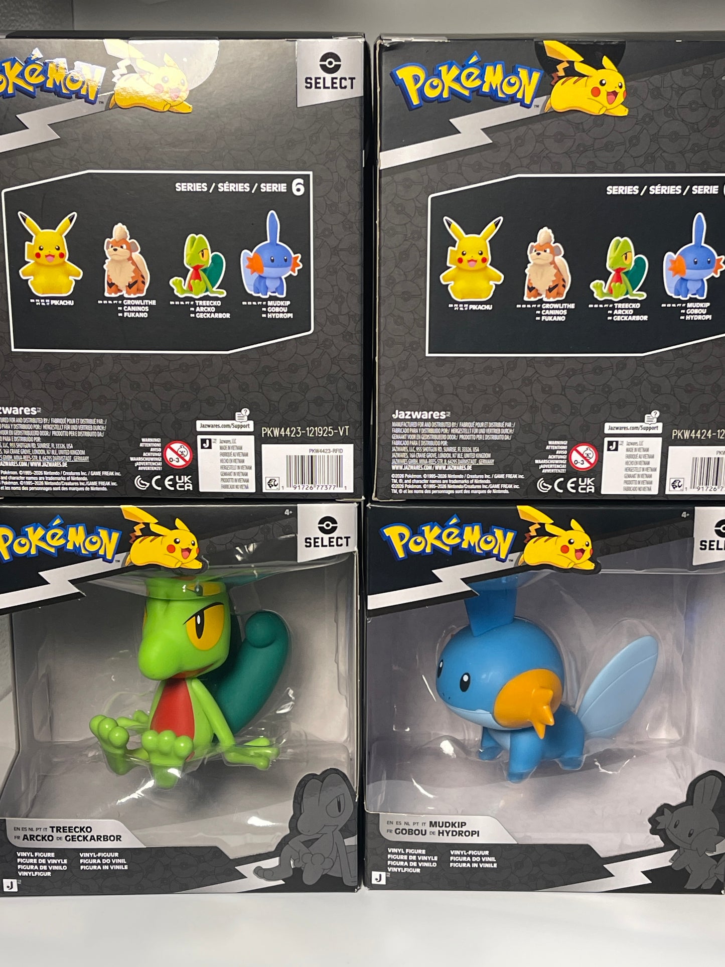 Pokémon Select Series 6 | Vinyl Figures | Complete Set of 4 | 2026
