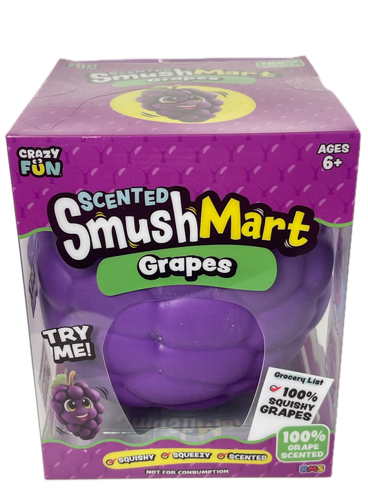 Crazy Fun Smush Mart Grapes Squishy Scented