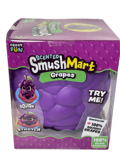 Crazy Fun Smush Mart Grapes Squishy Scented