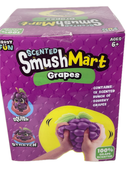 Crazy Fun Smush Mart Grapes Squishy Scented