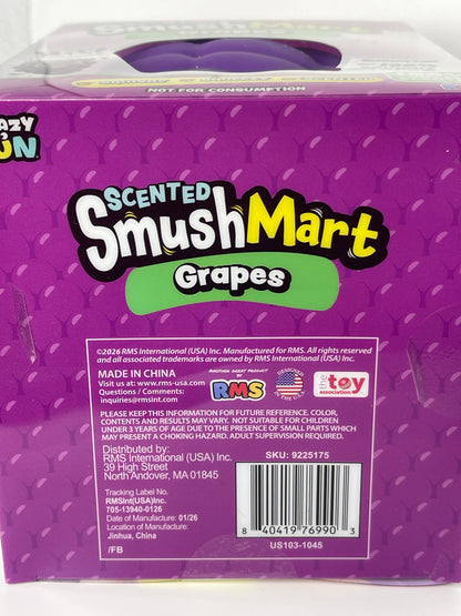 Crazy Fun Smush Mart Grapes Squishy Scented