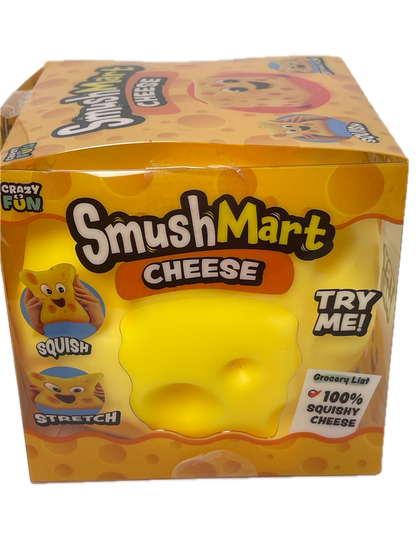 Crazy Fun Smush Mart Cheese Squishy Scented