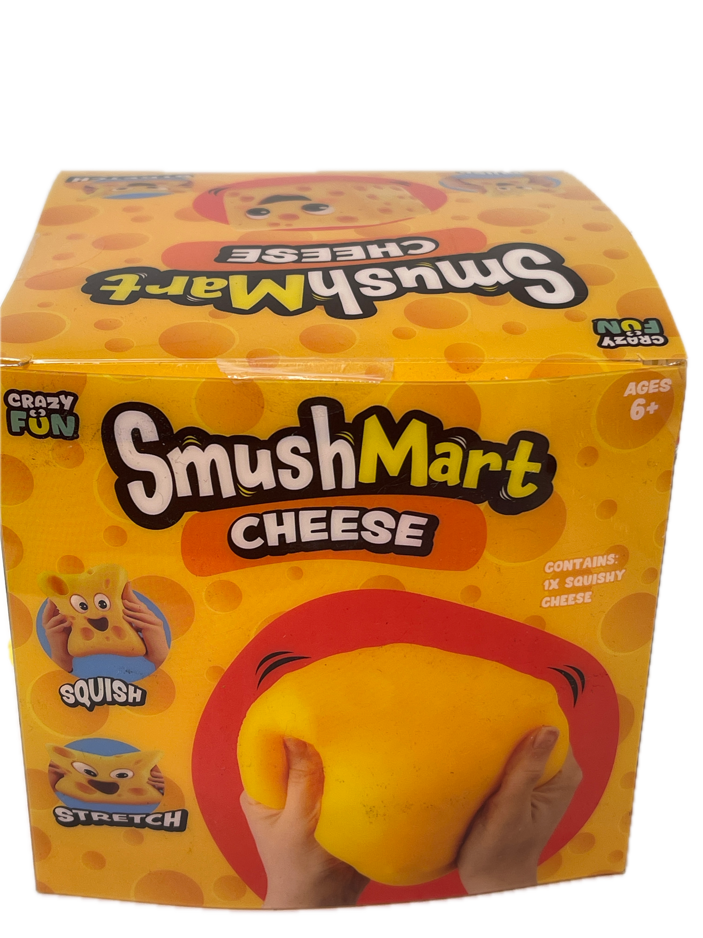 Crazy Fun Smush Mart Cheese Squishy Scented