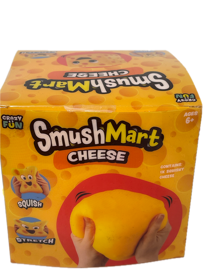 Crazy Fun Smush Mart Cheese Squishy Scented