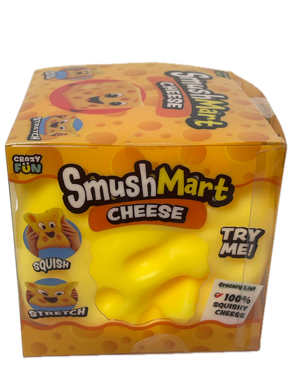 Crazy Fun Smush Mart Cheese Squishy Scented