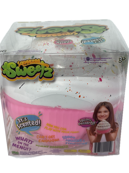 Squeezee Sweets | Squishy Cupcake | Pink & Scented Squishy