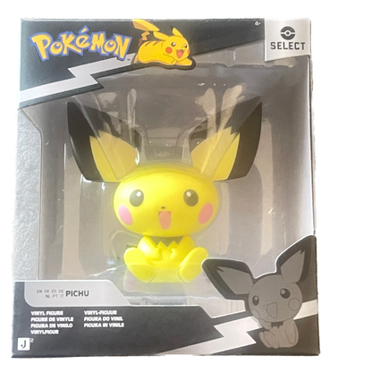 Jazwares Pokémon Select | Pichu | Vinyl 4" Figure | Series 5