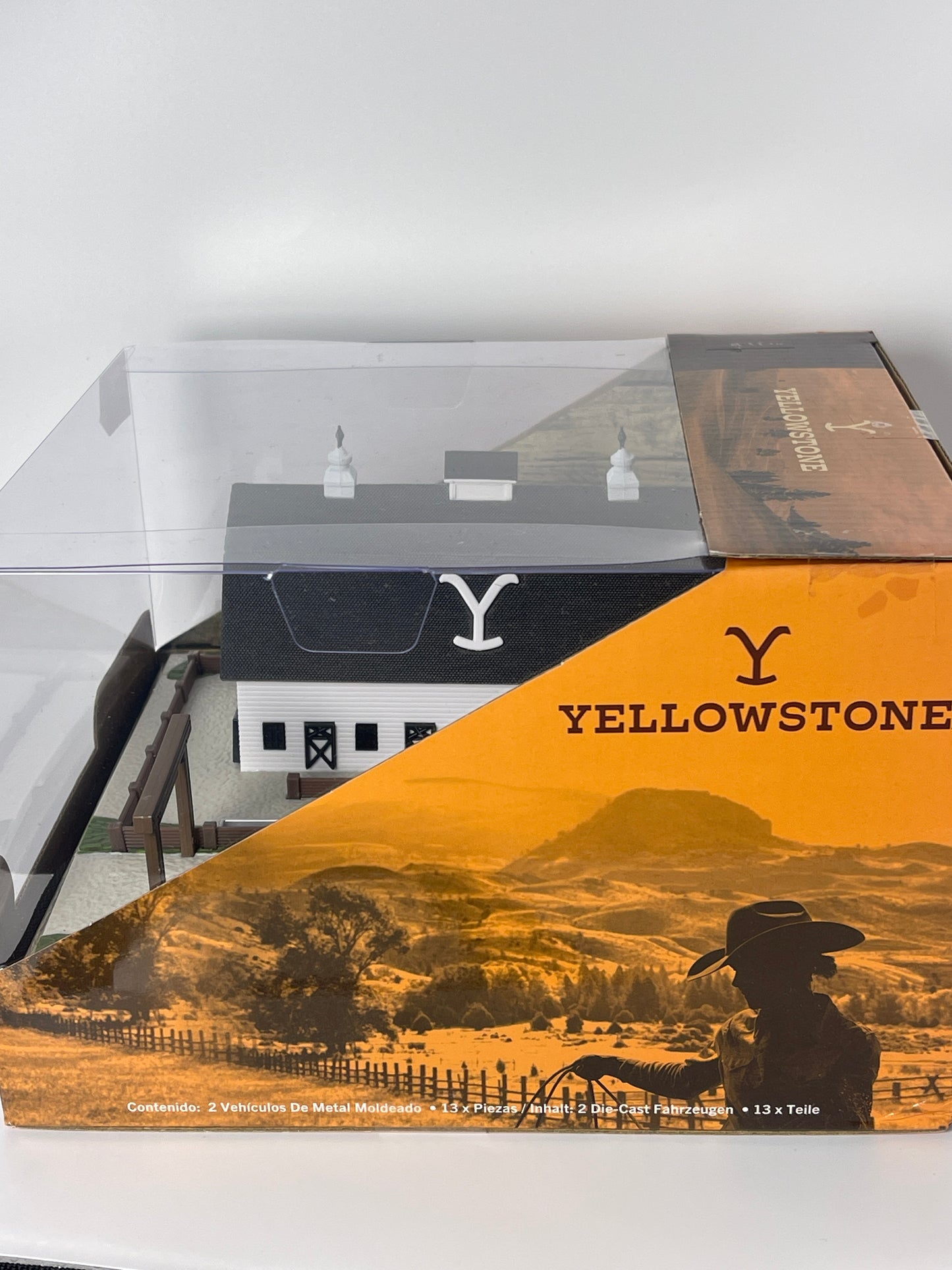 Jada Toys Nano Scene | Yellowstone Dutton Ranch Diecast Set | White, Black & Brown | 2025