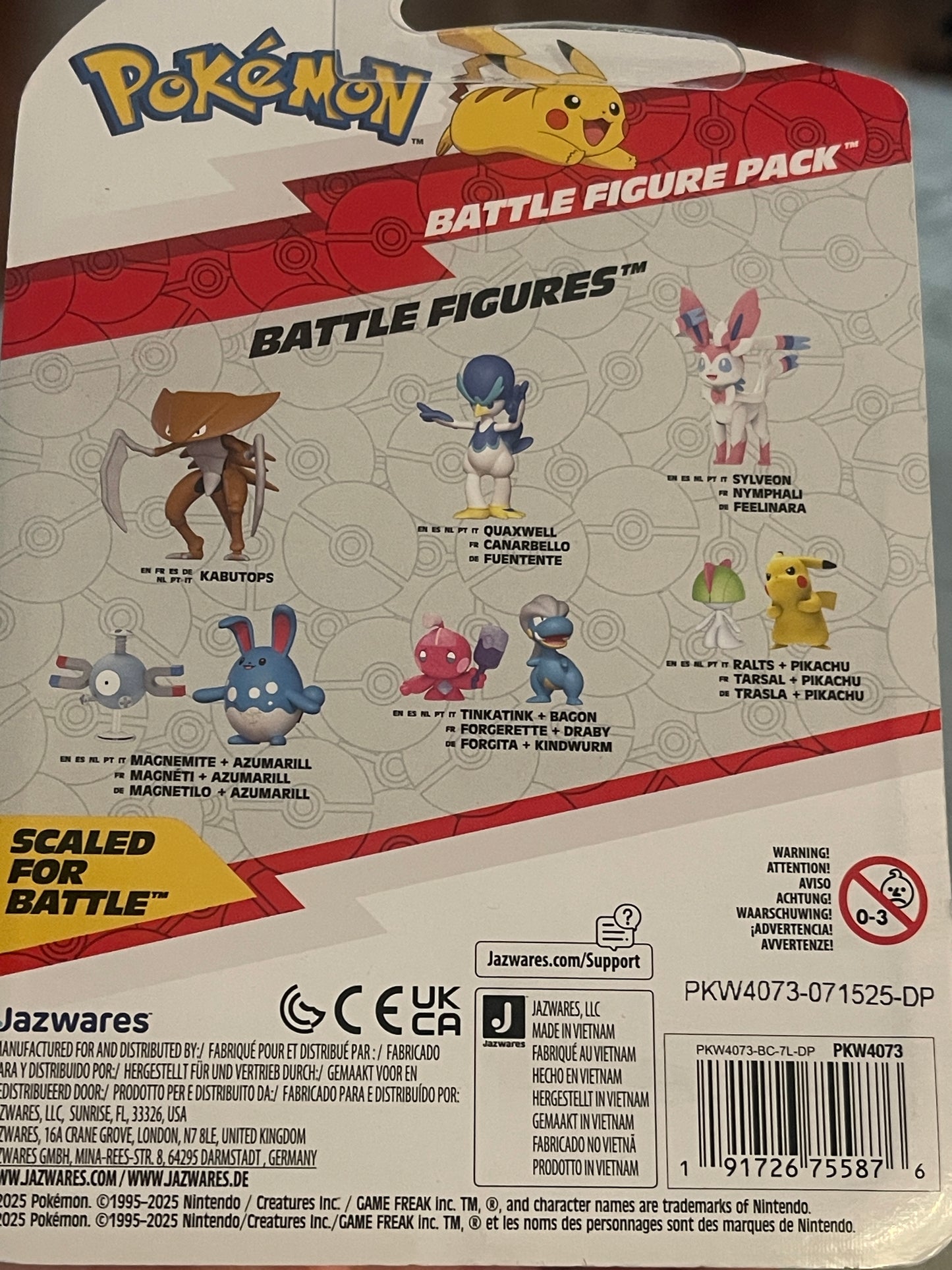 Pokémon | Battle Figure 2-Pack | Pikachu & Litten