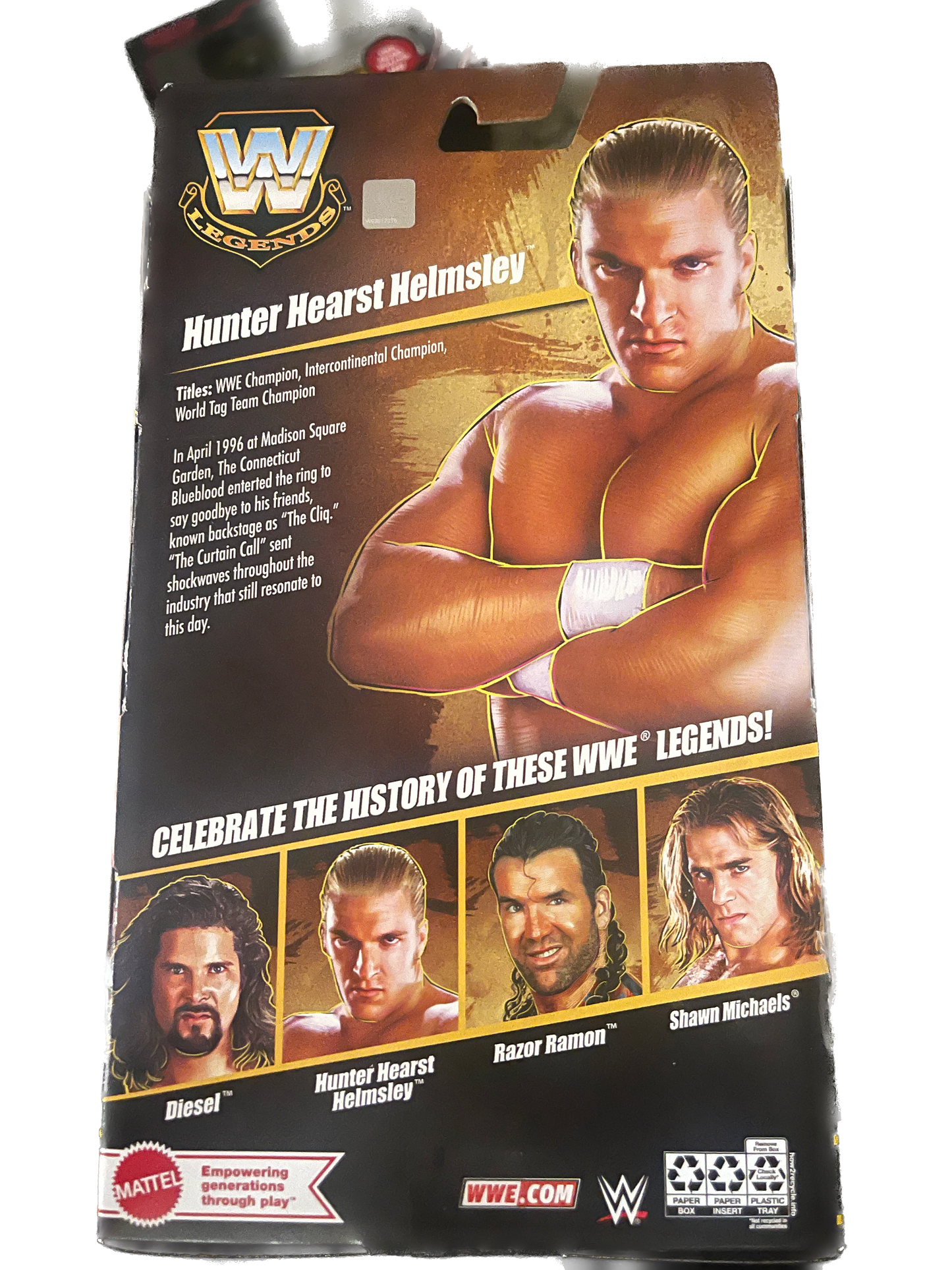 WWE Elite Legends Series 28 Hunter Hearst Helmsley 6" Action Figure - Mattel Collectible