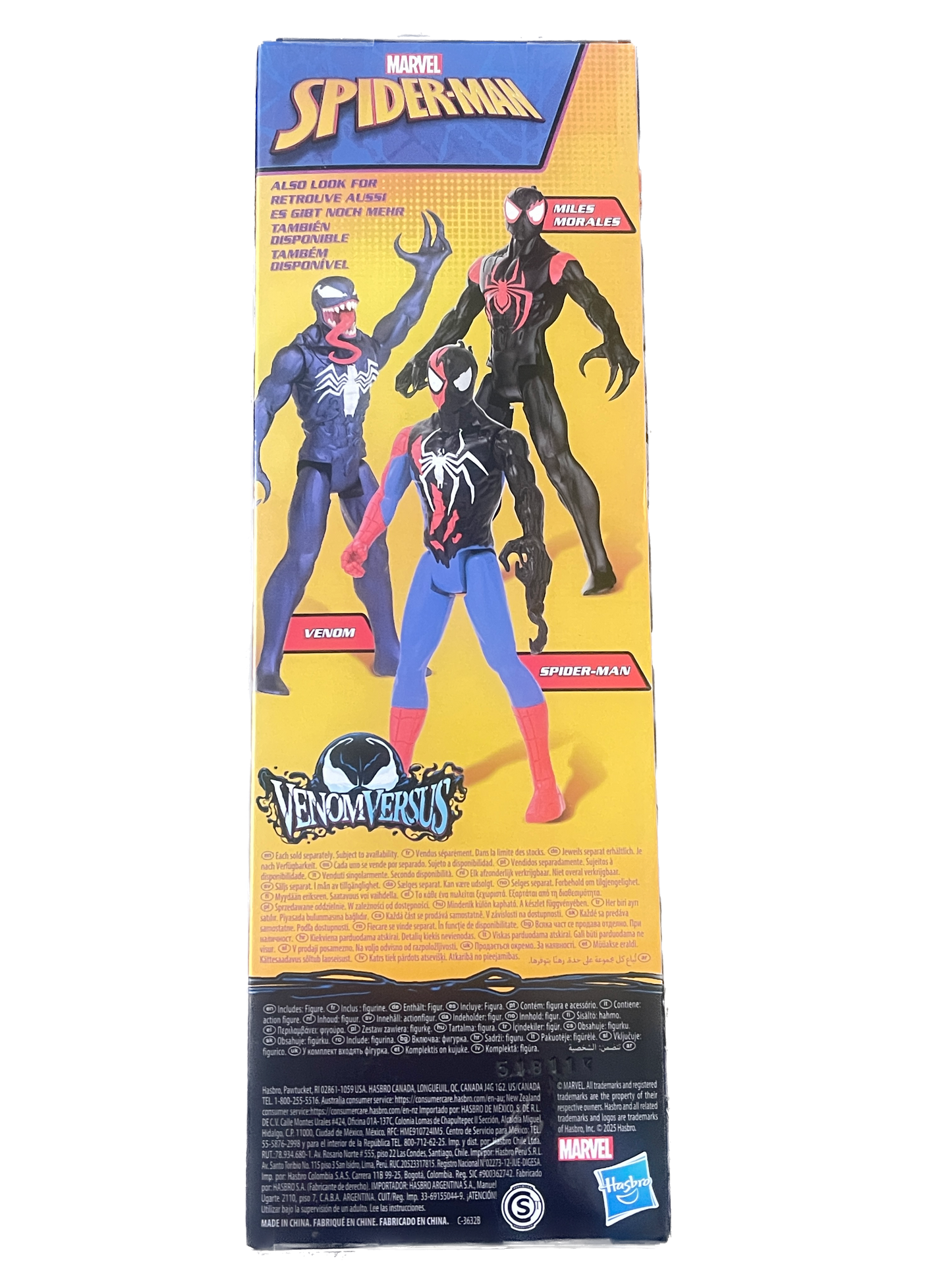 Marvel Spider-Man Hasbro Venom Versus 12" Action Figure
