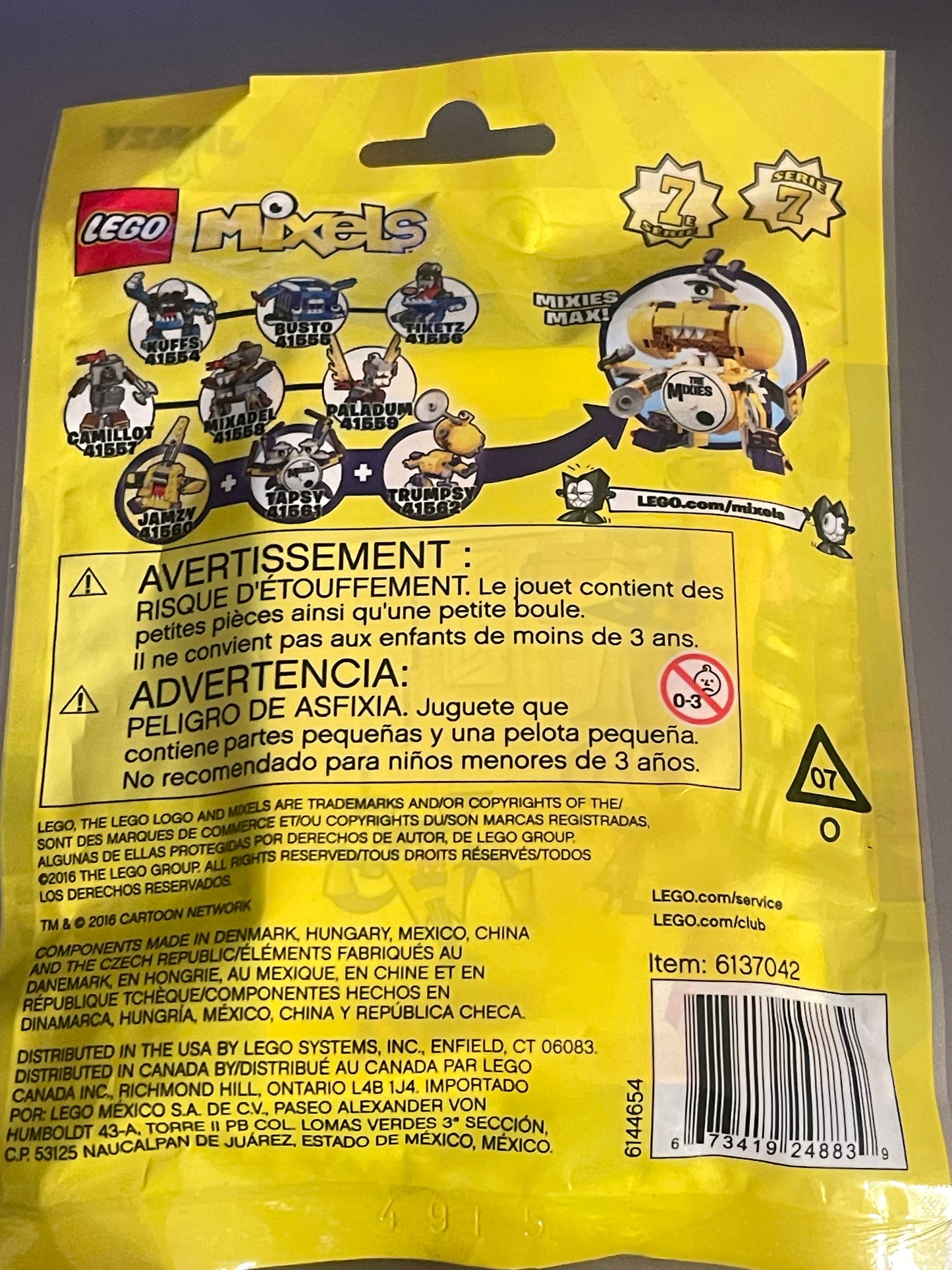 LEGO MIXELS Jamzy 41560 - Rock Guitar Superstar Building Set (Series 7 Mixies Tribe)