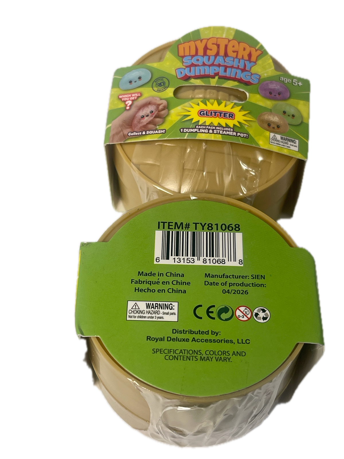 SIEN | Mystery Squashy Dumplings | Mini Squishy | 2 Pack