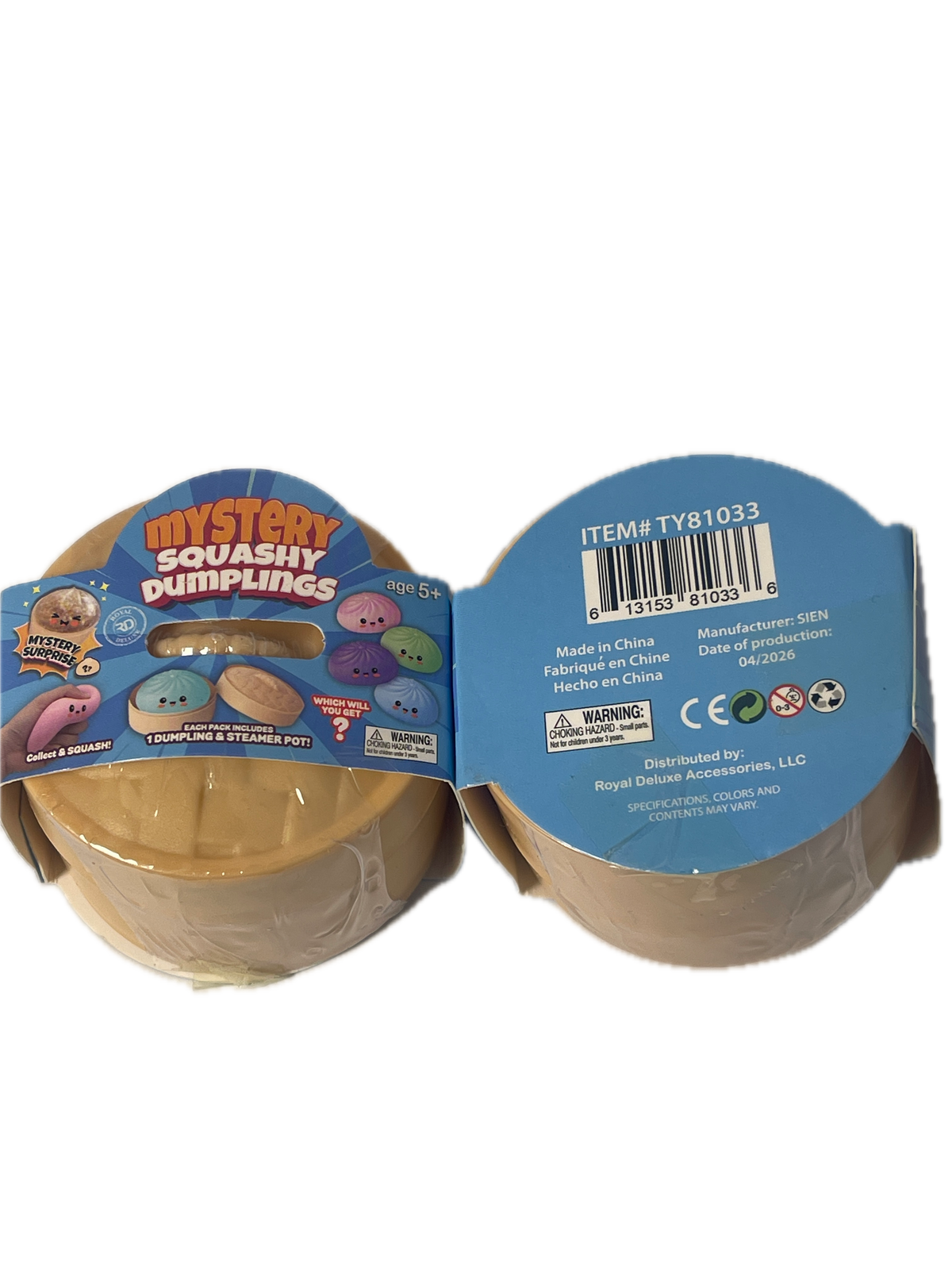 SIEN | Mystery Squashy Dumplings | Mini Squishy | 2 Pack
