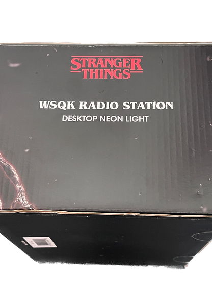 The WSQK Collection | Stranger Things| Radio Station Desktop Neon Logo