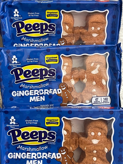 Peeps Marshmallow-Gluten Free Gingerbread Men | 6 Pack