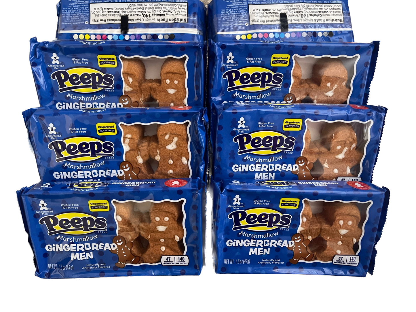 Peeps Marshmallow-Gluten Free Gingerbread Men | 6 Pack