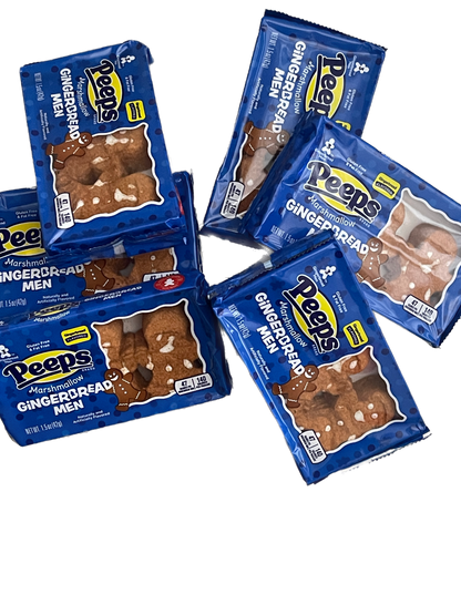 Peeps Marshmallow-Gluten Free Gingerbread Men | 6 Pack